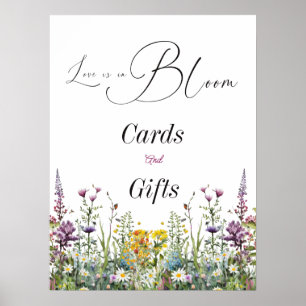 Póster El amor está en la flor floral floreciente floreci