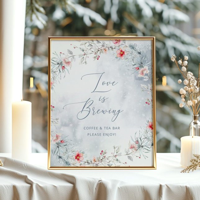 Póster El amor está fraguando nieve en invierno Ducha de  (Subido por el creador)
