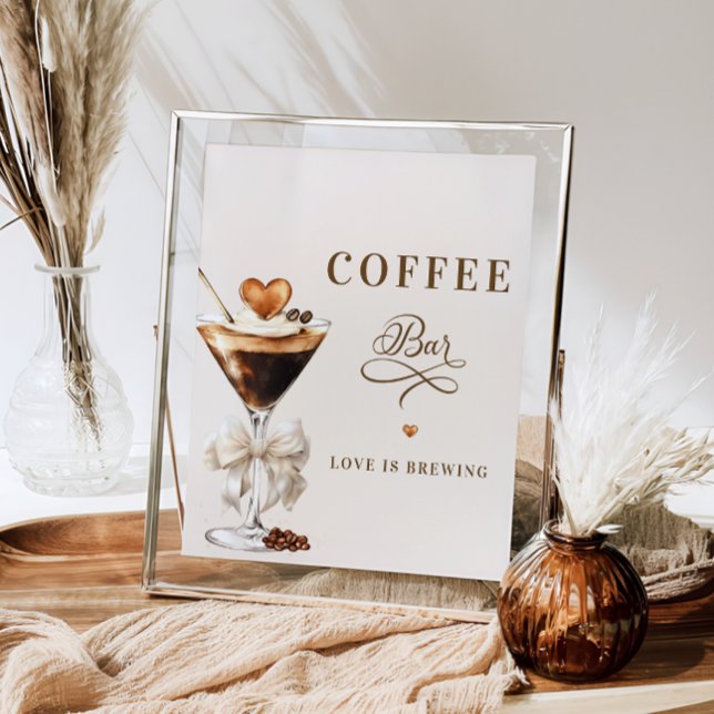 Póster El amor está preparando café bar (Subido por el creador)