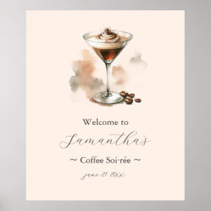 Póster El amor está preparando la ducha de novia Espresso