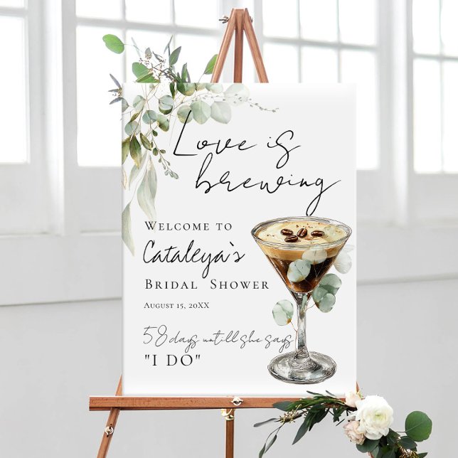 Póster El amor está preparando una ducha de Martini de Es (Subido por el creador)