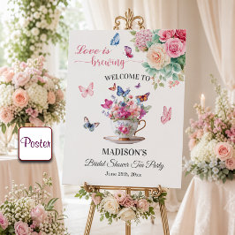 Póster El amor está preparándose Fiesta de té para la duc