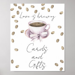 Póster El amor está preparándose Tarjetas y regalos para 