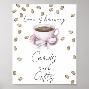 Póster El amor está preparándose Tarjetas y regalos para 