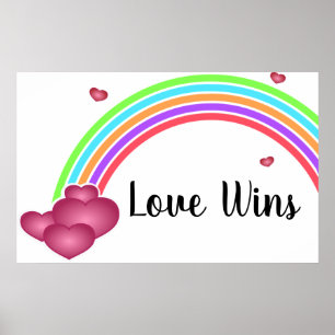Póster El amor gana el arcoiris