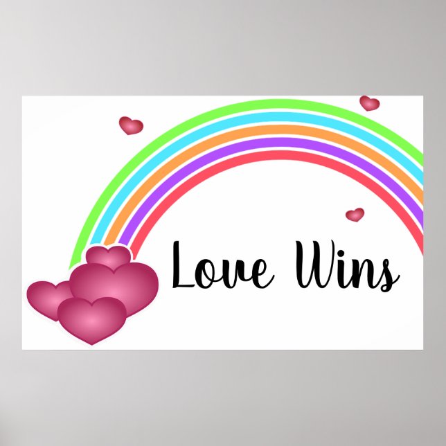 Póster El amor gana el arcoiris (Frente)
