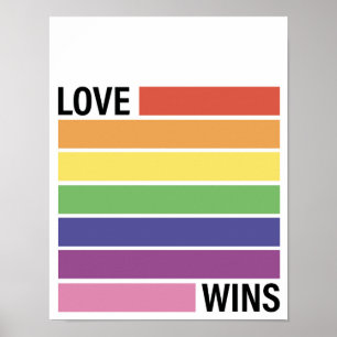 Póster El amor gana el arcoiris