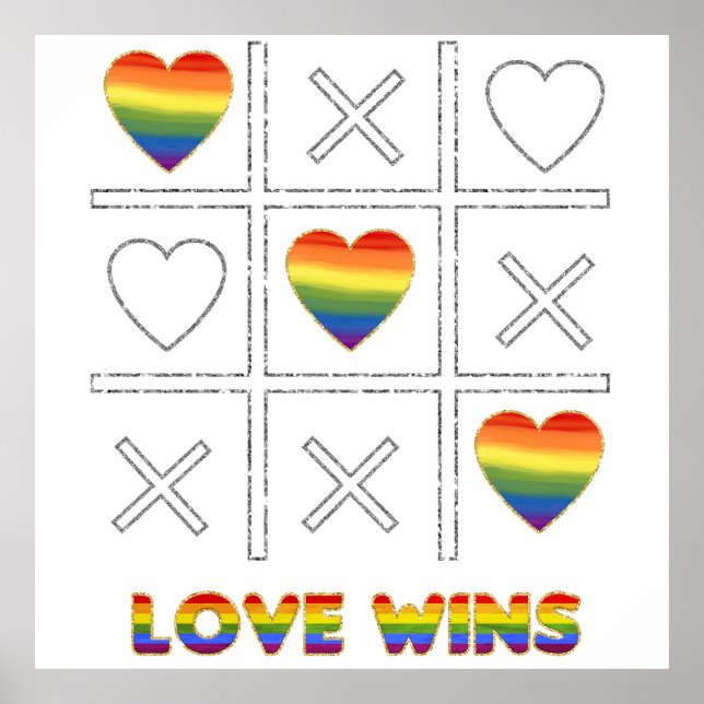 Póster El amor LGBT gana (Frente)