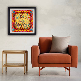 Póster El amor lindo cambia todo el Poster de la ingenuid