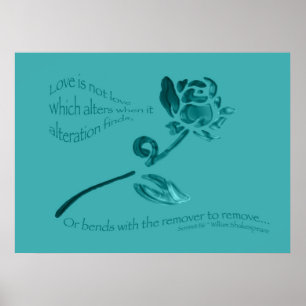 Póster El amor no es amor…