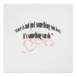 PÓSTER EL AMOR NO ES SÓLO ALGO QUE SIENTES;