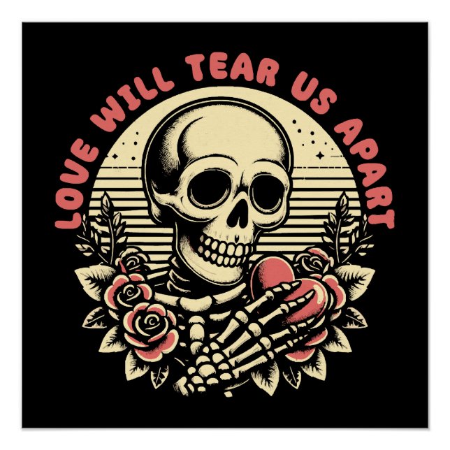 Póster El amor nos destrozará (Anverso)