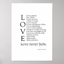 El amor nunca falla – Versículo bíblico de 1 Corin