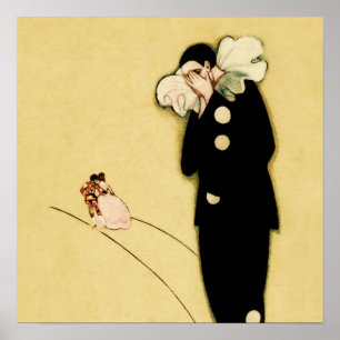Póster El amor perdido de Pierrot por Sophia Chiostri