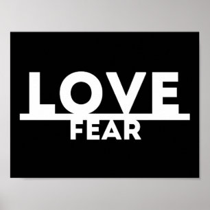 Póster El amor por el miedo
