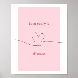Póster El amor realmente está en todas partes
