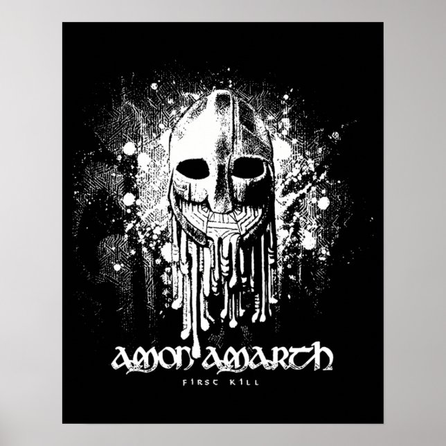 Póster El amor retro Amon Amarth Music FanArt para siempr (Frente)