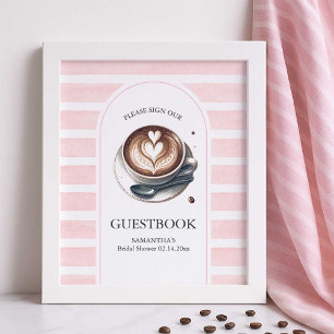 Póster El amor rosado está produciendo ducha de novia Rót