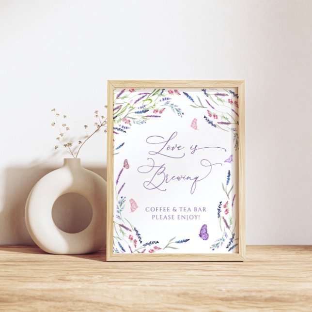 Póster El amor se está fabricando mariposas de lavanda (Subido por el creador)