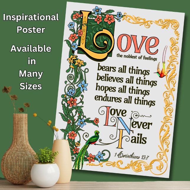 Póster El amor tiene todas las cosas que nunca le faltan  (Subido por el creador)