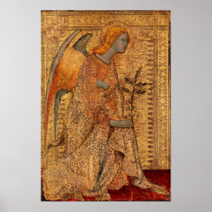 Póster El Ángel de la Anunciación por Simone Martini