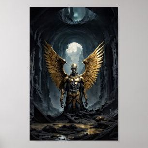 Póster El Ángel de la Muerte Agrícola elevándose
