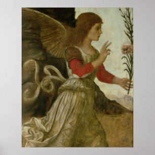 Póster El ángel Gabriel anunciante