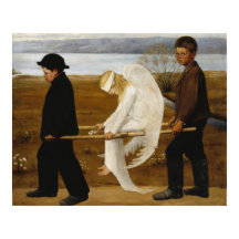 El ángel herido, Simberg