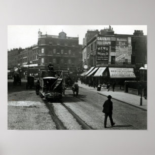 Póster El ángel, Islington, Londres, c.1890