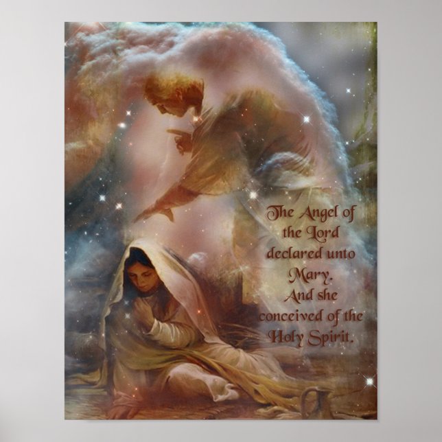 Póster El Ángelus. (Frente)