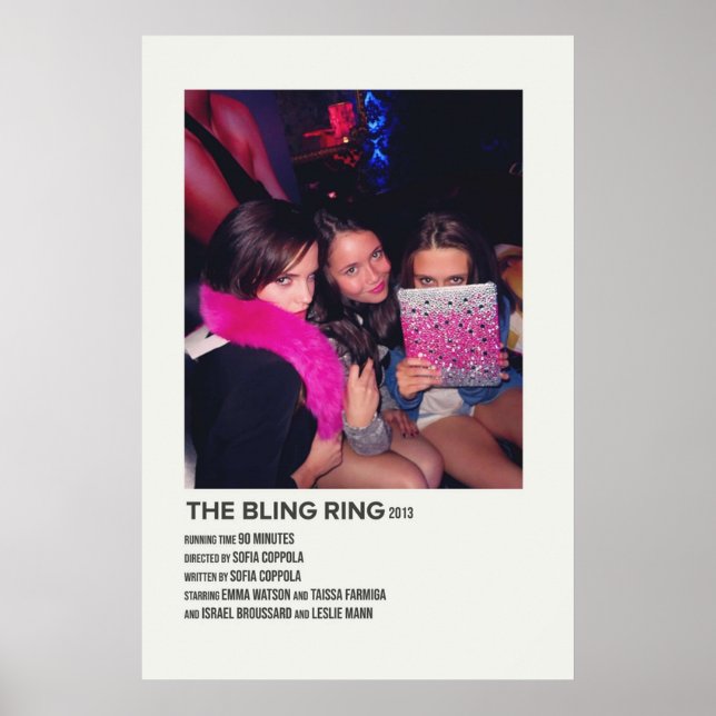 Póster el anillo bling 2013 (Frente)