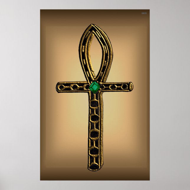 Póster El Ankh (oro) (Frente)