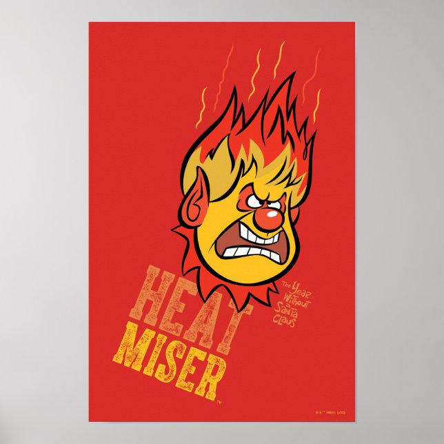 Póster EL AÑO SIN UN SANTA CLAUS™ Fuming Heat Miser (Frente)