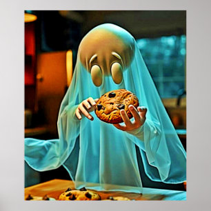 Póster El ansia de los fantasmas por las cookies