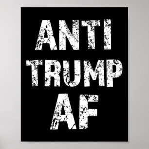 Póster El anti Trump si gracioso lo destituye presidente