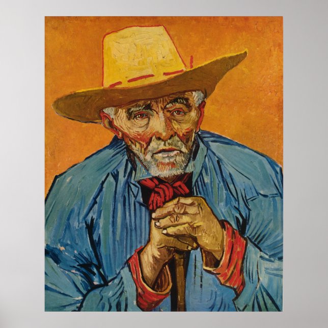 Póster El antiguo campesino de Van Gogh (Patience Escalie (Frente)