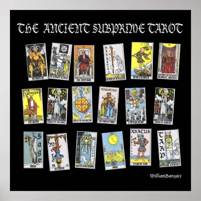 Póster El antiguo tarot de las hipotecas de alto riesgo (Frente)
