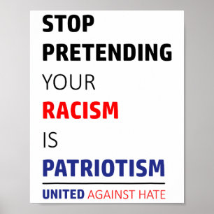 Póster El antiracismo que Trump resiste contra el odio
