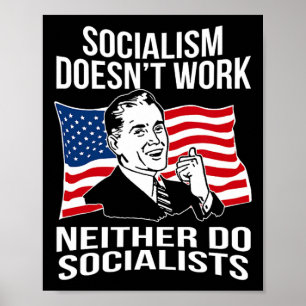 Póster El antisoliarismo no funciona socialistas capitali