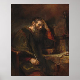 Póster El apóstol Paul - Poster Bella Artes Rembrandt