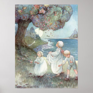 Póster El árbol de ciruelas azucareras de Anne Anderson