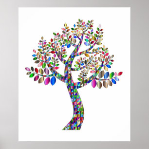 Póster El Árbol de Color