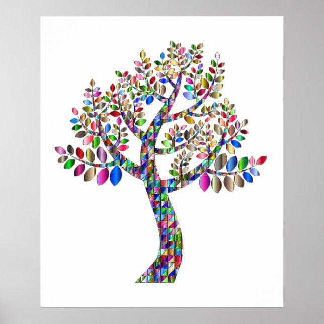 Póster El Árbol de Color (Frente)