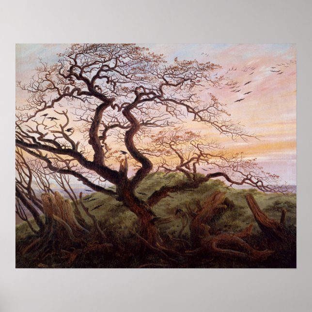 Póster El árbol de cuervos, 1822 (Frente)