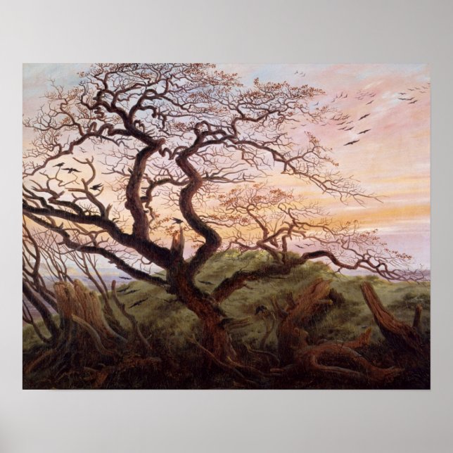 Póster El árbol de cuervos, 1822 (Frente)