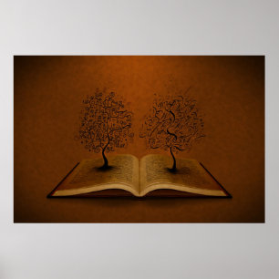 Póster El árbol de GiddyUp y el árbol de la escritura de