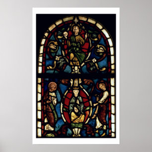 Póster El árbol de Jesse, siglo XIII (vidrieras)