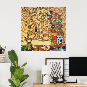 Póster El Árbol de la Vida Gustav Klimt