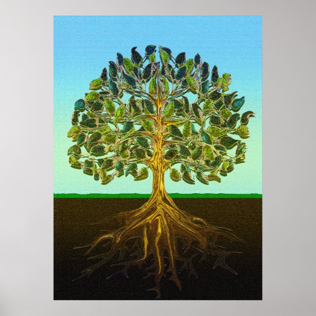 Póster El árbol de la vida Sencillos placeres de la vida (Frente)