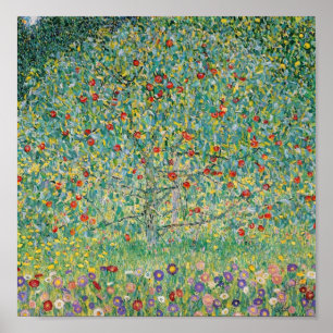 Póster El árbol de manzanas Gustav Klimt